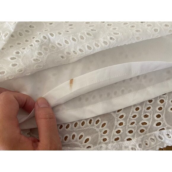 NWT  Express Ivory Eyelet SKIRT WOMEN’S Size 10 - Picture 12 of 12
